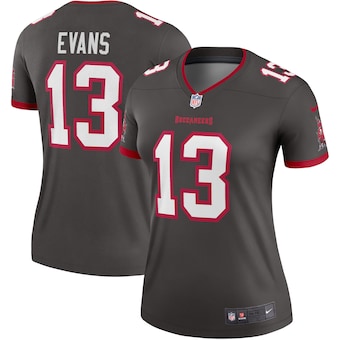 womens nike mike evans pewter tampa bay buccaneers alternate